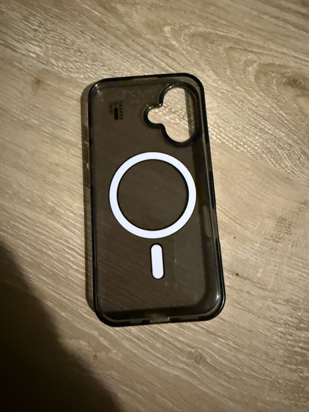 Ideal of Sweden Clear Black MagSafe-Compatible iPhone 16 Case with White MagRing